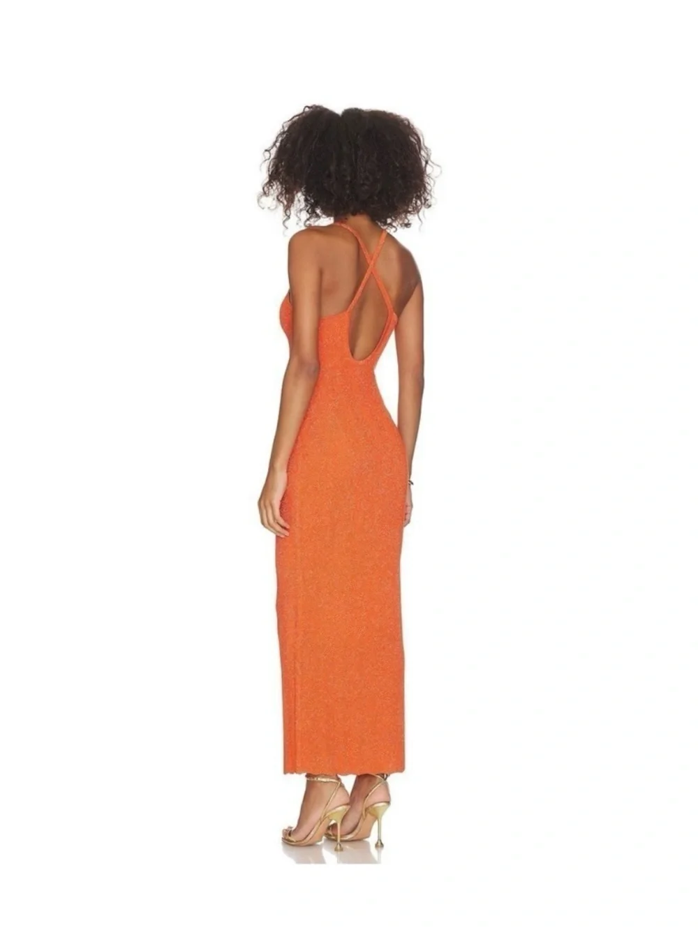 Ronny Kobo Collection Daylann Crisscross Back Straps Knit Dress - Picture 3 of 6